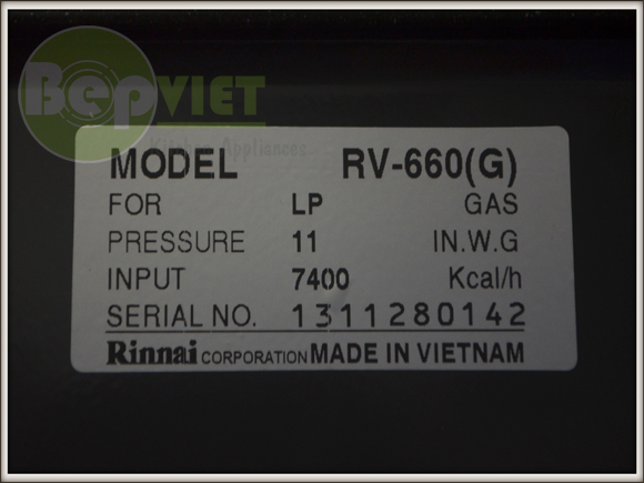 Rinnai RV-660G